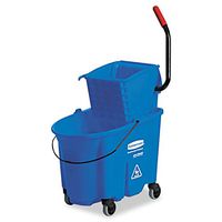 RCP758888BLU - Rubbermaid WaveBrake Side-Press Wringer/Bucket Combo