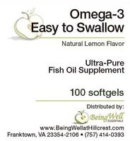 Omega-3 'Easy to Swallow' 100 softgels