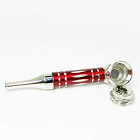 XEARS-PIPE Mini Pipes for Weed & Portable Jamaican Style This is a Very Good Gift (Red)