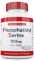 Soy Free Phosphatidylserine 100 mg - Professional Patented Sharp-PS Green, Made from Sunflower Lecithin, Allergen Free, Gluten Free, Non GMO, 90 Softgels