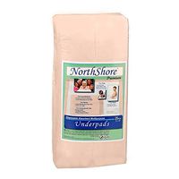 NorthShore Premium, 23 x 36, 42 oz, Peach Super-Absorbent Underpads (Chux), Large, Pack/10