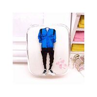 DIY Fashion Dress Contact Lens case for Glasses Spectacle case for Color Lens,White