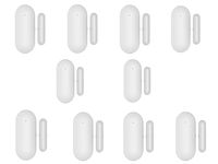 New Wireless Door Sensor, DZX 433MHz Anti-Thief Wireless Door & Window Sensor for Home and Business (White Colour, Pack of 10)