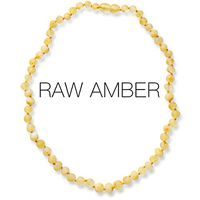 Meraki Adult Amber Necklace - Raw Unpolished Baroque Baltic Amber Necklace | All Natural Pain Relief for Adults to Help Migraines, Sinuses, Arthritis and More | Lemon Color (18 Inches)