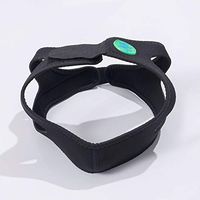 Prevent Snoring and Snoring, Correct Mouth-Opening Breathing Triangle Chin Rest Sling, Men's and Women's Odorless Fabric Squeaking Stoppers (Black and Grey),Black