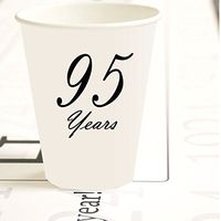 Partypro 95 Years Classy Black Cup (8 CT)