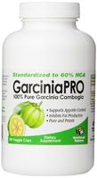 Absolute Nutrition Appetite Control and Fat Burning Supplement,100% Pure Garcinia Cambogia, Garcinia PRO, 180 Veggie Caps