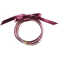 XKSIKjian's Gift Wrapping Supplies, 5-Layer Women Glitter Ribbon Bangle Bracelet Wristband Hoop Jewelry Wedding Festival Birthday Party DIY Gift Wrap Decor - Purple