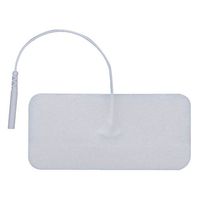 3B Scientific W63203 Comfort-Stim Elite White Foam Electrodes, 3.75" Length x 1.75" Width