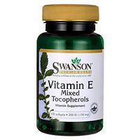 Swanson Vitamin E Mixed Tocopherols 200 Iu (134 Milligrams) 100 Sgels