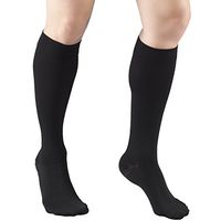 Truform Short Length Compression Stockings, 20-30 mmHg, Black, X-Large (Pack of 2)