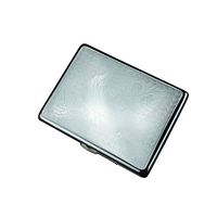 CHENTAOCS Copper Cigarette Case, Thin Cigarette Case 9 Sticks, Personalized Creativity Moisture-Proof and Pressure-Resistant Portable Electroplating Brushed Cigarette Case, A, B, C, D Hig