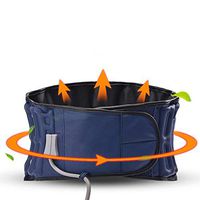 PROKTH Inflatable Waist Belt Lumbar Support Lumbar Correction Belt with Traction Device Decompression Back Belt Back Pain Lower Lumbar Support Back Massage Inflatable Traction Device