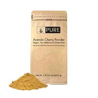 Acerola Cherry Powder (2 lbs, ½ TSP per Serving) by Pure Organic Ingredients, 100% Pure, Rich in Vitamin C & Immunity Boosting, All-Natural, Gluten-Free, Eco-Friendly Packaging