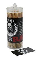 Raw King Size Pre Rolled Cones 102 Count with Wild Bills Scoop Card