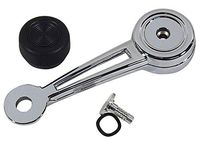 1968-70 Mustang Door Window Crank - w/Black Knob