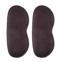 4 Pair Heel Cushions Padded Heel Grips Care Heel Snugs Heel Liners Black