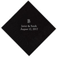 Personalized Cocktail, Beverage or Dessert Monogram Napkins (450)
