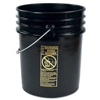 Premium Black 5 Gallon Bucket