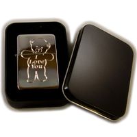 Lighter - I Love You Teddy Bear High Polish Chrome - Star Int. Inc Brand