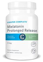 Cooper Complete - Prolonged Release Melatonin 3 mg - Time Release Tablet, Sleep Supplement - 60 Day Supply