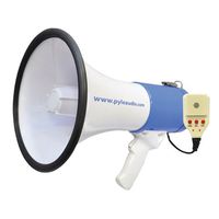 PyleHome 50 Watt Professional Rechargeable Megaphone - Piezo Dynamic, Lithium Battery, Record, Siren and Talk Modes & Aux-Input for All iPod/MP3 Players Computer, Electronics
