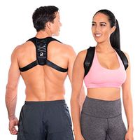 2 Smart Power Posture Corrector for Men and Woman, FDA Approved, Adjustable Upper Back Brace for Clavicle Support, Shoulder, Back and Neck Pain Relief, Back Straightener Device (Universal)