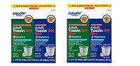 Equate Tussin DM Daytime & Nighttime Cough Relief Two 4 oz(Pack of 2) Total 4