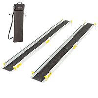 Silver Spring 3-5 ft. Telescoping Wheelchair Track Ramps with Storage Bag