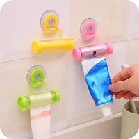 Ecurson 3 Packs Rolling Tube Toothpaste Squeezer,Simple Nail-Free Lazy Manual Toothpaste Dispenser Squeezing Paste Tool for Family Washroom Bathroom