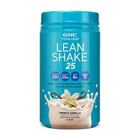 GNC Total Lean Lean Shake 25 Protein Powder - French Vanilla, 16 Servings, High-Protein Meal Replacement Shake