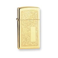 Zippo Venetian High Polish Brass Lighter