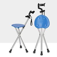 Folding Canes Seat Walking Stick Height Adjustment 220 lbs Capacity