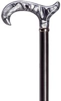 Ladies Black Derby Cane Onyx Pearl Lucite Handle  -Affordable Gift! Item #DHAR-9783800