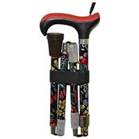 Elderly supplies Foldable Aluminum Alloy Walking Stick, Outdoor Non-Slip Retractable Safety Auxiliary Balance Walking aid Ladies Lightweight Portable Old Man Walking Stick