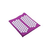 Body Head Massage Acupuncture Massager Mat Relaxation Relief Stress Pain for Yoga Mat Acupressure Pillow Cushion,Purple for Foot