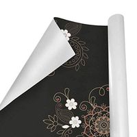 Gift Wrapping Paper Roll Tribal Florals for Birthday,Holiday,Wedding,Baby Shower Gift Wrap - 3Rolls - 58inch x 23inch Per Roll