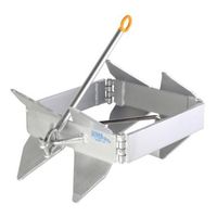 Slide Anchor Box Anchor for Boats, Offshore, Small,Silver