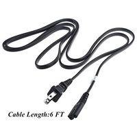 SLLEA AC Power Cord Cable for GPX CD AM/FM Radio Boombox Disc Player Audio Series; BC111 BC111B BC111W BC112B BC232R BD702B BC232 BC232B BC232K BC232R BC232BU BD707B BD717B BD717BU BCD2306