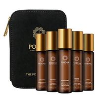 Poiema Essential Oil Variety Set with Pouch - 100% Pure & Natural Ingredients - 5 Roll-On Topical Essential Oils Gift Set