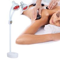 JOEPET 275W Infrared IR Heating Floor Lamp,Infrared Light Heating Therapy Lamp, for Shoulder Lumbar Body Pain Relief Accupuncture Beauty Treatmen Dimmable Heat