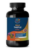 Liver Supplements for People - Milk Thistle Extract 175MG - Dietary Supplement - Milk Thistle Best Seller - 1 Bottle (60 Capsules)