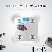 Bluetooth Body Fat Scale Friendly Little Hermit Crab Blue Shell Smart Wireless Scale with LCD Display Measuring Body Weight Bmi and Health Digital Scale