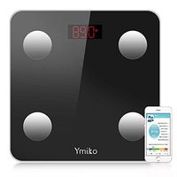 ROBTLE Bluetooth Body Fat Scale, Digital Body Weight Bathroom Scale ODY Composition Monitor Health Analyzer with Smartphone App