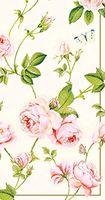 Ideal Home Range 48 Count 3-Ply Paper Guest Towel Dinner Buffet Napkins, Rambling Rose