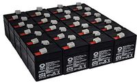 SPS Brand 6V 1Ah Replacement Battery for Baxter Healthcare 9520 Cardiac Output Computer (20 Pack)