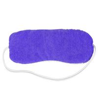 Bed Buddy Aromatherapy Eye Mask with Warm and Cold Therapy for Stress Relief - Microwave-Safe Eye Pillow & Sleep Mask, Purple, Lavender Scented