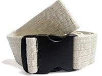 JDM Small Gait Belt for Waist Sizes 30" and Under - Plastic Buckle Natural Cotton