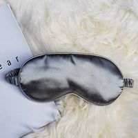 Pack of 5, Satin Sleep Eye Mask, Wedding Favors Bridesmaid Gift Hen Party Bachelorette Birthday Gift for Her (Grey)