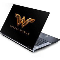 Skinit Decal Laptop Skin for Generic 16in Laptop - Officially Licensed Warner Bros Wonder Woman Gold Logo Design